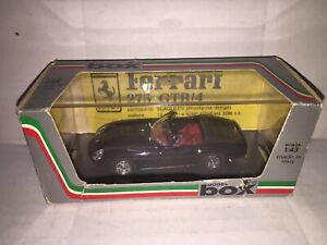 【送料無料】ホビー　模型車　車　レーシングカー モデルボックスフェラーリスパイダーイタリアmodel box 143 ferrari 275 gtb4 spyder ruote raggi cod 8428 mib made in italy