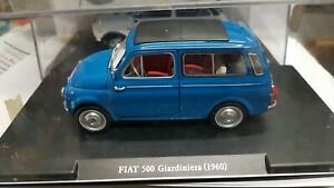 ホビー　模型車　車　レーシングカー フィアットデラックスモデルビンテージオートfiat 500 giardiniera 1960 124 deluxe model auto vintage