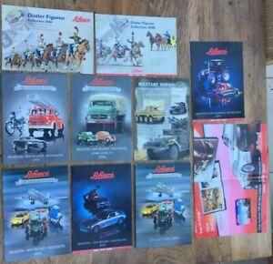 【送料無料】ホビー　模型車　車　レーシングカー モデルパンフレットカタログ10 x schuco a4couleur a..