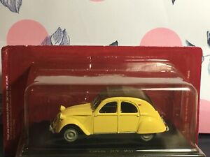 【送料無料】ホビー 模型車 車 レーシングカー アトラスシトロエンソフトフランスatlas citroen 2 cv 1961 jaune w brown soft toit france scelle 143 tres rare