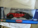 【送料無料】ホビー 模型車 車 レーシングカー ブガッティミニチュアカイロンスポーツブラックレッドminiature bugatti chiron sport 2018 burago 118 rouge noire