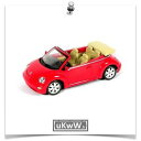 【送料無料】ホビー 模型車 車 レーシングカー フォルクスワーゲンフォルクスワーゲンビートルカブリオレレッドautoart 143 vw volkswagen beetle cabriolet 2003 rouge