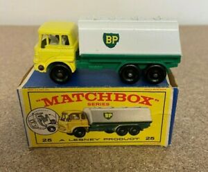 ホビー　模型車　車　レーシングカー マッチシリーズタンカーmatchbox series bp tanker no 25 comme neuf amp; boxed voir photos