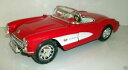 yzzr[@͌^ԁ@ԁ@[VOJ[ _V{[Rxbgroad tough 118 dar2 1957 chevrolet corvette red white