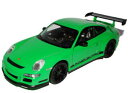 yzzr[@͌^ԁ@ԁ@[VOJ[ |VFOAe}O[ubNfporsche 911 997 gt3 rs vert avec noir 20042011 118 welly modele auto avec o