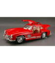 【送料無料】ホビー 模型車 車 レーシングカー メルセデスmercedes 300 sl 1954 red 118
