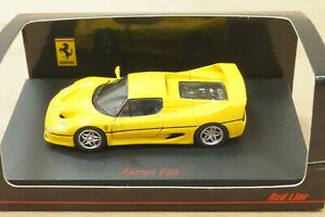 【送料無料】ホビー 模型車 車 レーシングカー レッドラインフェラーリred line 87rl029 ferrari f50 in jaune de 200807 neuf dans ovp