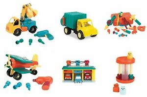 【送料無料】ホビー 模型車 車 レーシングカー ガレージガベージトラックbattat childrens toys, garage, camion poubelle plus