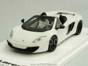 【送料無料】ホビー 模型車 車 レーシングカー マクラーレンクモホワイトmclaren mp412c spider 2013 white 143 truescale tsm134335