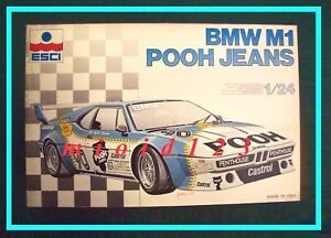 【送料無料】ホビー　模型車　車　レーシングカー キットプージーンズキットディキットkit 124 esci bmw m1 pooh jeans [ kit di montaggio assembly kit ]