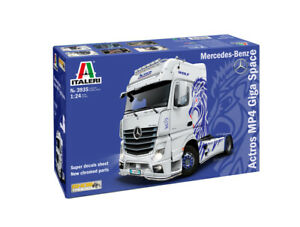 ホビー　模型車　車　レーシングカー メルセデスベンツアクトロスギガスペースitaleri 3935 mercedesbenz actros mp4 giga space 124