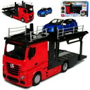 【送料無料】ホビー 模型車 車 レーシングカー メルセデスベンツアクトロストラックトターmercedesbenz actros 2545 rouge autotransporteur camion vehicule tracteur avec(3)