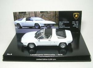 【送料無料】ホビー　模型車　車　レーシングカー ランボルギーニシルエットlamborghini silhouette blanc 1976