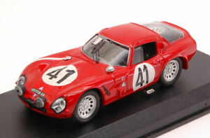 【送料無料】ホビー　模型車　車　レーシングカー アルファロメオ＃モデルalfa romeo tz2 41 retired lm 1965 r bussinello j rolland 143 model