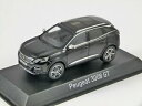【送料無料】ホビー 模型車 車 レーシングカー プジョーグアテマラブラックスケールモデルpeugeot 3008 gt noir echelle 143 mod...