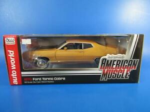 【送料無料】ホビー　模型車　車　レーシングカー フォードトリノコブラボックスautoworld amm103906 1970 ford torino cobra, 118, en parfait etat, dans sa boite