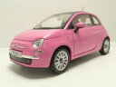 【送料無料】ホビー 模型車 車 レーシングカー フィアットピンクローズfiat 500 so pink 118 rose(3)