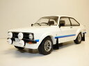 【送料無料】ホビー 模型車 車 レーシングカー フォードエスコートford escort rs1800 blanc rhd mkii 118