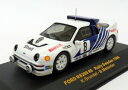 yzzr[@͌^ԁ@ԁ@[VOJ[ lbg[NtH[h[XEF[fXP[fixo 143 scale model car rac067 ford rs200 rally sweden 1986