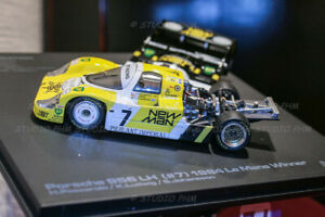 ホビー　模型車　車　レーシングカー ポルシェヨーストレーシングルマンporsche 956 n7 joest racing man 1er 24h du mans 84 hpi 143