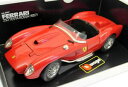 【送料無料】ホビー　模型車　車　レーシングカー フェラーリテスタロッサスケールモデルburago 118 scale model car 3007 1957 ferrari 250 testa rossa red