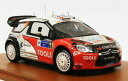 【送料無料】ホビー 模型車 車 レーシングカー スパークスケールシトロエン#メキシコspark 143 scale s3304 citroen ds3 wrc 11 4th mexico 2011(3)