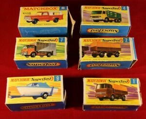 【送料無料】ホビー　模型車　車　レーシングカー ロットマッチシリーズボックスlot 6 voitures matchbox lesney st n1 a 9 serie 175 regular avec boites