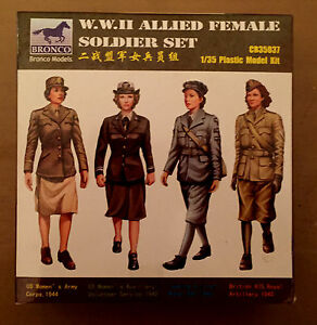 ������̵���ۥۥӡ����Ϸ��֡��֡��졼���󥰥��� �֥��󥳥�ǥ륻�å�bronco models cb35037 135 wwii allied female s...