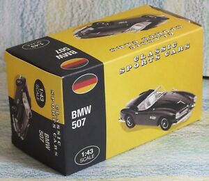 【送料無料】ホビー　模型車　車　レーシングカー アトラスエディションブラックミントクラシックスポーツカードイツatlas editions bmw 507 noir, menthe 143 classic sports cars allemagne