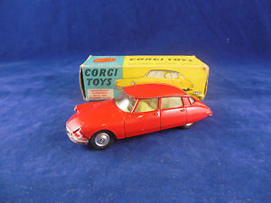 ̵ۥۥӡϷ֡֡졼󥰥 ȥcorgi toys 210 s citroen ds 19 in environ 4826 cm rouge legerement playworn original amp; boxed