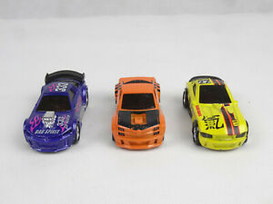 【送料無料】ホビー　模型車　車　レーシングカー チアリーダースポーツチューニングチームオレンジイエローパープル3x majorette voiture de sport equipe tuning orange violet jaune