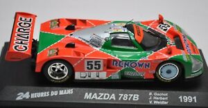 【送料無料】ホビー　模型車　車　レーシングカー マツダ＃ルマンmazda 787b 55 vainqueur le mans 1991 altaya 143 lok023