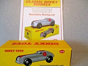 【送料無料】ホビー 模型車 車 レーシングカー アトラスホチキスレーシングシルバー＃atlas dinky 23b hotchkiss racing car silver 5 avec certificat