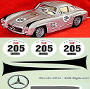 【送料無料】ホビー 模型車 車 レーシングカー メルセデスベンツミッレミリア#デカールデカールmercedes benz 300 sl mille miglia...