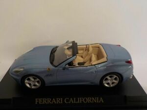 ホビー　模型車　車　レーシングカー スケールカラーフェラーリカリフォルニアモデルferrari california modele de voiture echelle 143rd bleu de couleurs