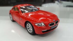 ホビー　模型車　車　レーシングカー クーペモデルミニチュアカーbmw z4 coupe rouge kinsmart jouet modele 132 miniature voiture cadeau ouvert