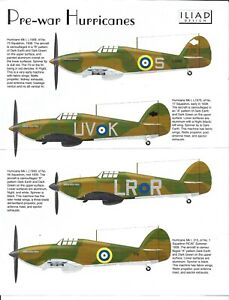 【送料無料】ホビー 模型車 車 レーシングカー イリアドハリケーンデカールiliad design avantguerre hurricane decalques 148 001