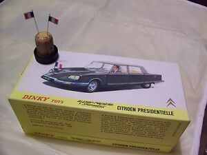 ホビー　模型車　車　レーシングカー フラグdeux drapeaux neufs dinky toys ds presidentielle n 1435