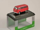 【送料無料】ホビー 模型車 車 レーシングカー フォルクスワーゲンバススケールモデルvolkswagen t2 bus rouge echelle 187 mo...