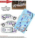 【送料無料】ホビー 模型車 車 レーシングカー デカールアゾレスエスコートdecals 143 ref 0140 escort gra louro acores...