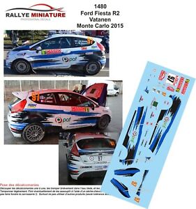 ̵ۥۥӡϷ֡֡졼󥰥 ǥեХͥƥ꡼꡼decals 143 ref 1480 fiesta r2 vatanen rallye monte carlo 2015 rally wrc