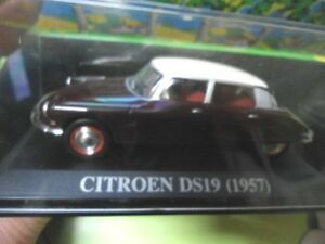 【送料無料】ホビー　模型車　車　レーシングカー シトロエンネットワークショーケースボックスcitroen ds 19 1957 ixoaltaya 143 boite vitrine