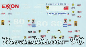 【送料無料】ホビー　模型車　車　レーシングカー デカールシートフェラーリ＃セブリングdecal sheet 143 ferrari 308 gtb 80 12h sebring 1995 finottomelgradi