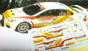 【送料無料】ホビー　模型車　車　レーシングカー デカールcフォントラリーモンテカルロdecal calca 143 mitsubishi evo x jfont rally..