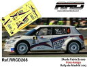 【送料無料】ホビー 模型車 車 レーシングカー デカールcシュコダファビアマドリッドラリーdecalcalca 143; skoda fabia s2000; ...