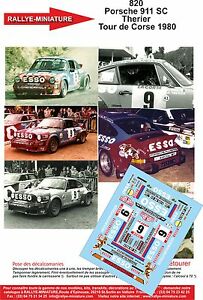 decals 143 ref 0820 porsche 911 therier tour de corse 1980 rallye rally wrcデカールポルシェツールドコルスラリーラリー※注意※NYからの配送になりますので2週間前後お時間をいただきます。人気の商品は在庫が無い場合がございます。ご了承くださいませ。サイズの種類の商品は購入時の備考欄にご希望のサイズをご記載ください。　携帯メールでの登録ですと楽天からのメールが届かない場合がございます。