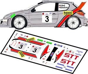 ホビー　模型車　車　レーシングカー デカールプジョー＃ラリーdecals 143 peugeot 206 wrc 3 kuzaj rallye elpa 2002 mfz d43009