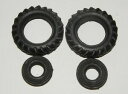 【送料無料】ホビー 模型車 車 レーシングカー トターセットタイヤdinky 300, 301 and 27a tractor full set of tire...