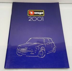 ホビー　模型車　車　レーシングカー カタログページミニチュアカーcatalogue burago 2001 88 pages en tres bon etat voiture miniature 118 143