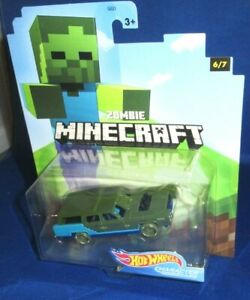 【送料無料】ホビー 模型車 車 レーシングカー ゾンビマニホールドホットホイールminecraft zombie 67 collecteur hot wheels personnage voitures neuf